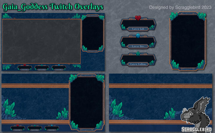 Gaia_Goddess Gaming and Just Chatting Overlays