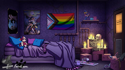 Complex BG: Mimcubus- Bedroom Background